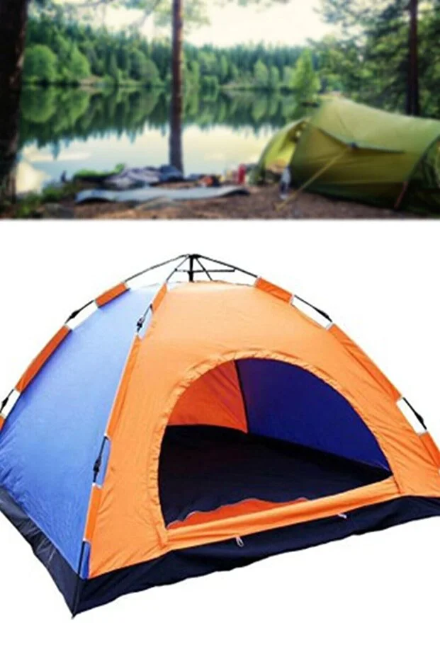 3 Kişilik Otomatik Açılır Kamp Çadırı 200x150x125